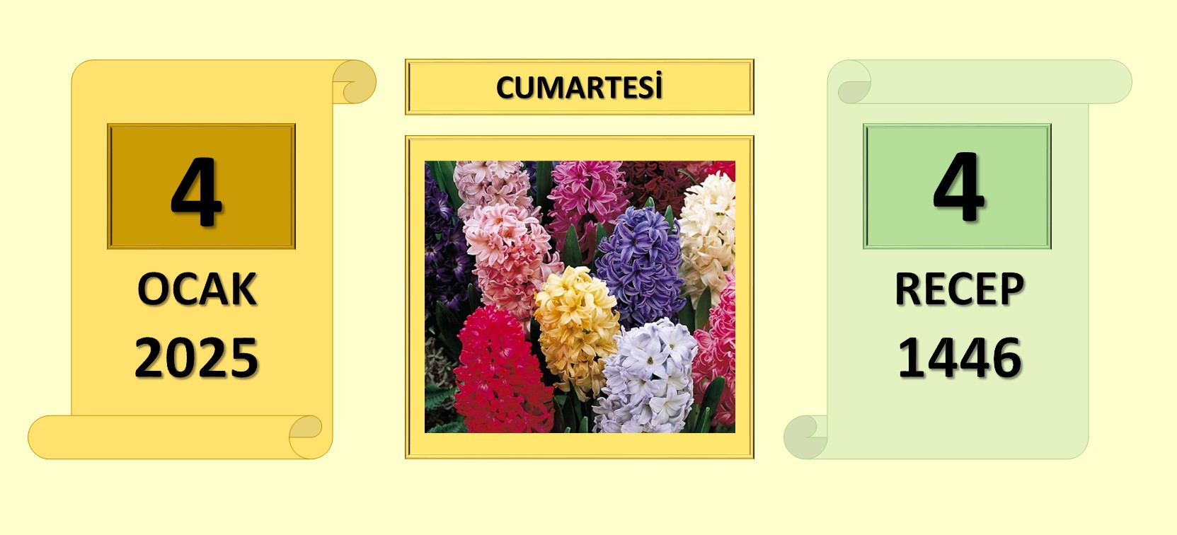 4 Ocak 2025 - 4 Recep 1446 