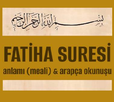 Fatiha Suresi